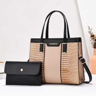 شنطة صغيرة شيك للنساء - 2025 New wholesale women's bags set bran