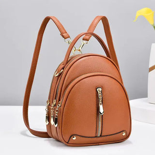 شنطة جلد كاجوال للنساء - Backpack Female New Backpacks for Women