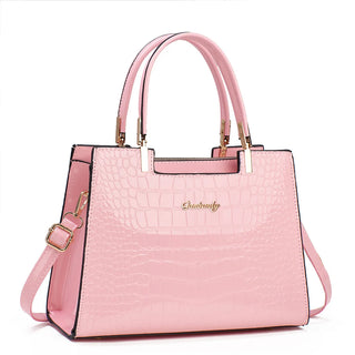 شنطة سهرة فاخرة للنساء - 2024 Solid Color Alligator Pattern Hand