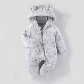 newborn baby clothing شتاء warm rompers toddler أولاد بنات أكمام طويلة velvet thick jumpsuits baby ناعم sleepwear