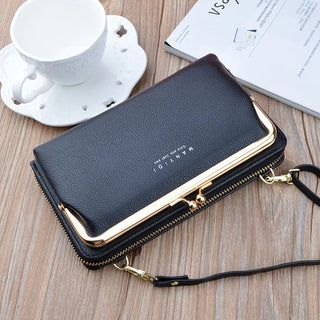 شنطة جلد موضة 2025 للنساء - 2023 New Design Women Pu Leather Wallet