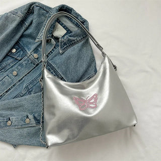 شنطة صغيرة أنيقة للنساء - 2023 Hot Pu Leather Shoulder Fur Tote La