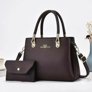 شنطة كروس كاجوال للنساء - Big Capacity Handbag Square Perforated B