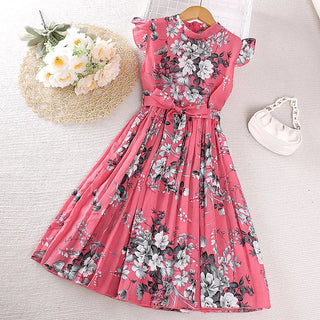 صيف retro أميرة جيب for بنات جديد korean version كاجوال فستان with round neck odm party ستايل