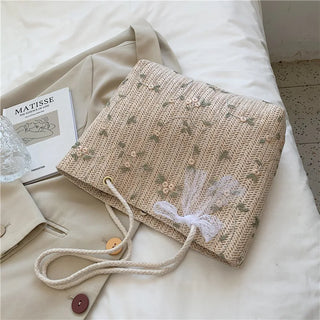 شنطة نسائية كلاسيك للنساء - New Arrival Fashion Straw Braided Bags B