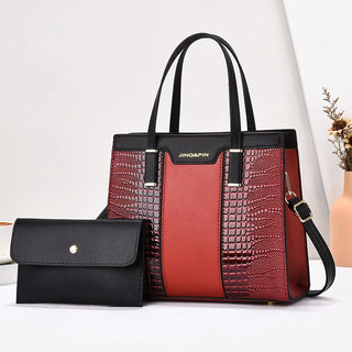 شنطة صغيرة شيك للنساء - 2025 New wholesale women's bags set bran