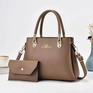 شنطة كروس كاجوال للنساء - Big Capacity Handbag Square Perforated B
