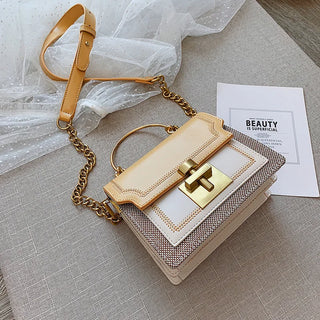 شنطة سهرة كاجوال للنساء - 2022 New Arrival Fashion Bags Brand Gold