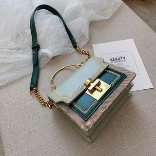 شنطة سهرة كاجوال للنساء - 2022 New Arrival Fashion Bags Brand Gold