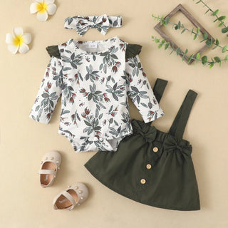 unisex newborn baby rompers طقم بنات bodysuit romper & جيب woven fabric for ربيع خريف season