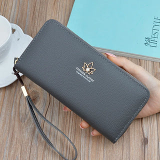 شنطة جلد كاجوال للنساء - 2024 New Design Ladies Pu Leather Wallet