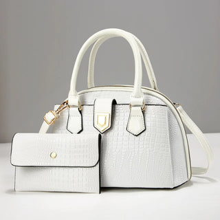 شنطة جلد عملية للنساء - 2024 New Wholesale Luxury Leather Fashio