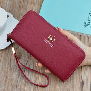 شنطة جلد كاجوال للنساء - 2024 New Design Ladies Pu Leather Wallet