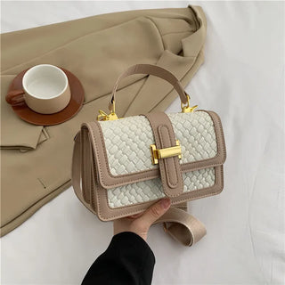 شنطة جلد كلاسيك للنساء - Newest Fashion Mini Crossbody Shoulder B