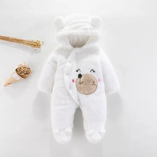 newborn baby clothing شتاء warm rompers toddler أولاد بنات أكمام طويلة velvet thick jumpsuits baby ناعم sleepwear