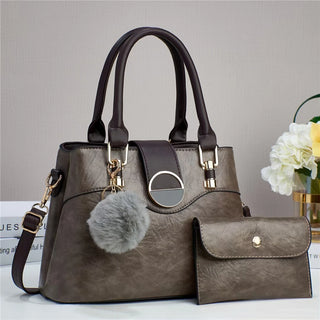 شنطة نسائية كاجوال للنساء - PU Leather Large Capacity Ladies Hand Ba