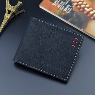 شنطة يد شيك للنساء - New Men's Wallet Men Short Simple Retro