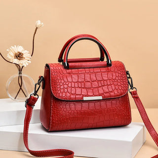 شنطة جلد عملية للنساء - 2023 Stone Pattern Hand Bags Ladies New