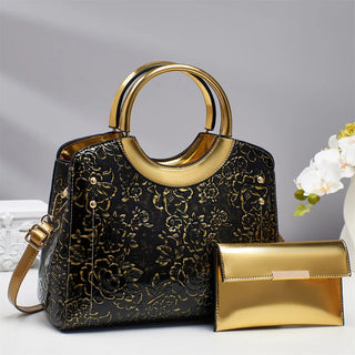 شنطة جلد عملية للنساء - Factory Wholesale PU Leather 3 Pieces Ba