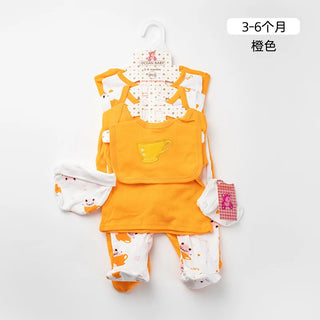 100% cotton unisex bodysuit gift 8pcs طقم baby infants clothing romper boutique newborn baby babi clothes sets 0-3 months