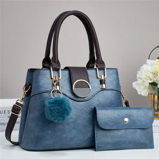شنطة نسائية كاجوال للنساء - PU Leather Large Capacity Ladies Hand Ba