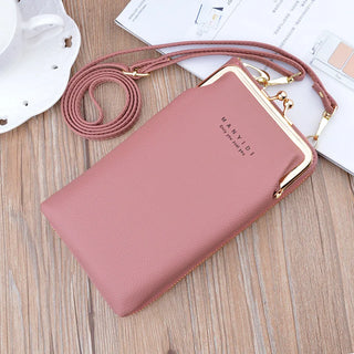 شنطة كروس شيك للنساء - Fashion Women Pu Leather Vintage Ladies
