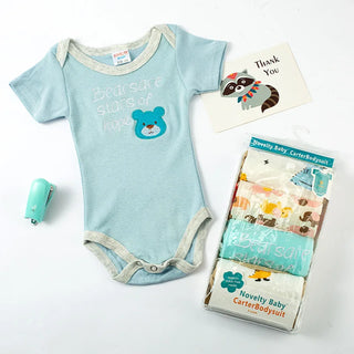 100% cotton infant pajamas newborn five-piece بدلة romper baby clothes