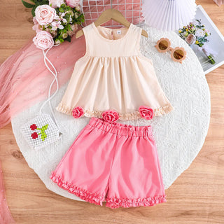 cute wind pit butterfly coat كاجوال fashion pants طقم for بنات infants toddlers for ربيع صيف solid color boutique product