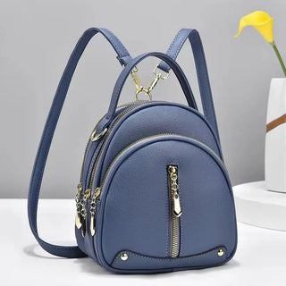شنطة جلد كاجوال للنساء - Backpack Female New Backpacks for Women
