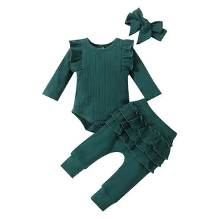 2024 european american baby بنت multi color أكمام طويلة pants bow جديد unisex product stylish cotton