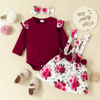 unisex newborn baby rompers طقم بنات bodysuit romper & جيب woven fabric for ربيع خريف season