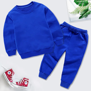 children's كاجوال fashionable sports leisure بدلة 100% cotton أكمام طويلة pants for أولاد and بنات toddler