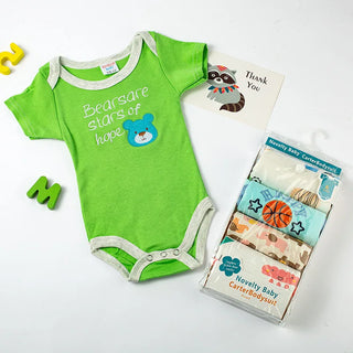 100% cotton infant pajamas newborn five-piece بدلة romper baby clothes