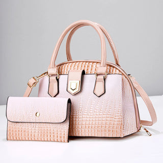 شنطة جلد عملية للنساء - 2024 New Wholesale Luxury Leather Fashio