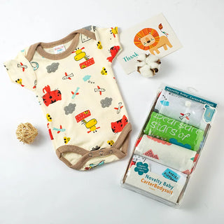 100% cotton infant pajamas newborn five-piece بدلة romper baby clothes