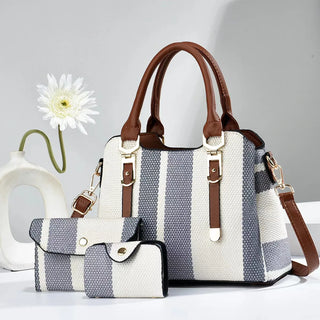 شنطة كتف كاجوال للنساء - 2024 Bags Set New Designer Purses High Q