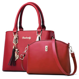 شنطة كتف عملية للنساء - 2025 Cat Shaped Tassel Fashion Girl Tote