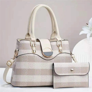 شنطة جلد كلاسيك للنساء - Custom logo PU Leather Bags Women Handba