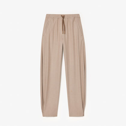 بناطيل فانيلا واسعة الساق Lacoste