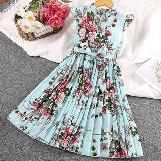 صيف retro أميرة جيب for بنات جديد korean version كاجوال فستان with round neck odm party ستايل