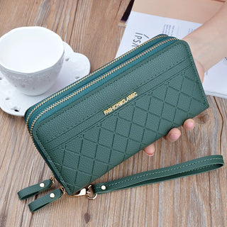 شنطة صغيرة أنيقة للنساء - New 2025 Double Zipper Hand Purse Lady's