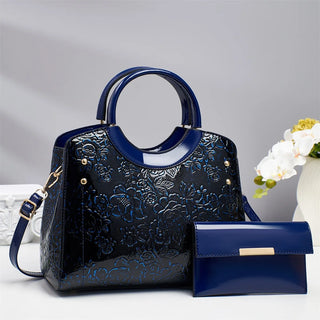 شنطة جلد عملية للنساء - Factory Wholesale PU Leather 3 Pieces Ba