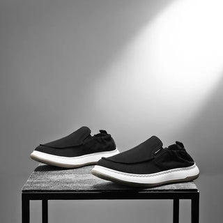 حذاء كاجوال رجالي – جلد صناعي، تهوية مريحة