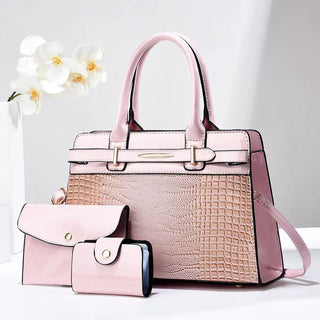 شنطة يد كلاسيك للنساء - Wholesale Fashion Patent PU Leather Alli