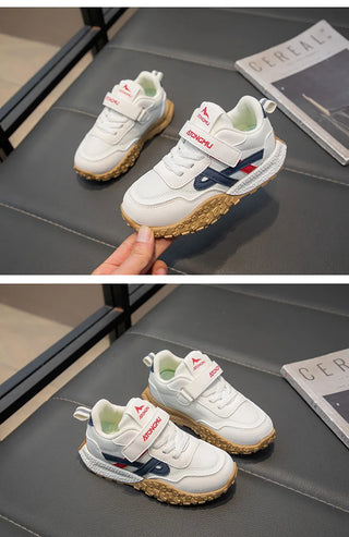 موضة 2025 ربيع جديد fashionable and handsome sports shoes for أولاد and بنات comfortable ناعم soled children's shoes