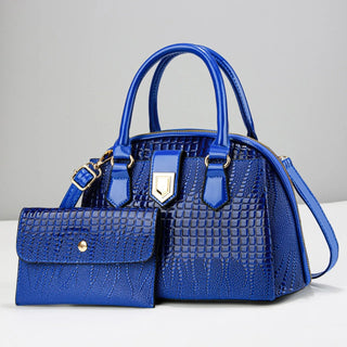 شنطة جلد عملية للنساء - 2024 New Wholesale Luxury Leather Fashio