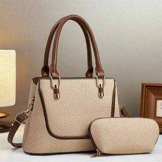شنطة يد موضة 2025 للنساء - 2025 PU Leather 2 Pieces Bags Set Ladies