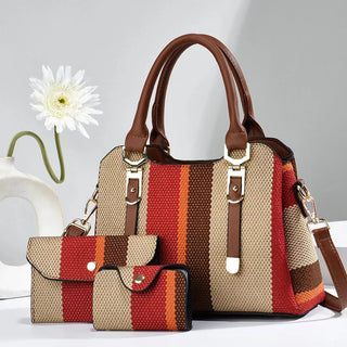 شنطة كتف كاجوال للنساء - 2024 Bags Set New Designer Purses High Q