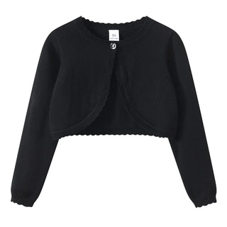 جديد korean round neck بنات' knitted cardigan jacket sweater shawl صيف air-conditioned sweater خفيف version