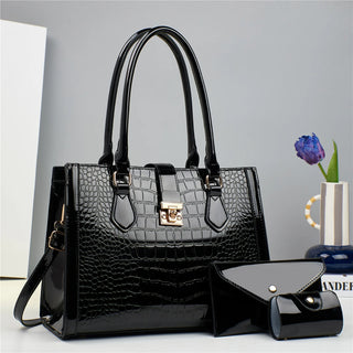 شنطة كروس مميزة للنساء - 2025 New PU Leather 3 in 1 Women Bags Se